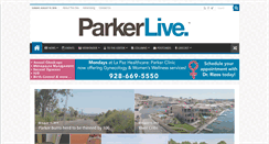 Desktop Screenshot of parkerliveonline.com
