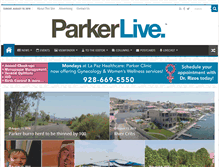 Tablet Screenshot of parkerliveonline.com